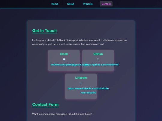 contact screenshot