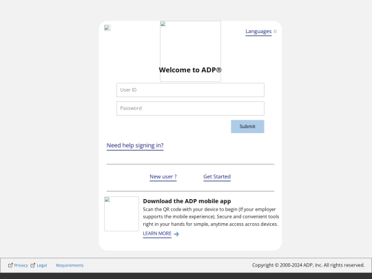ADP screenshot