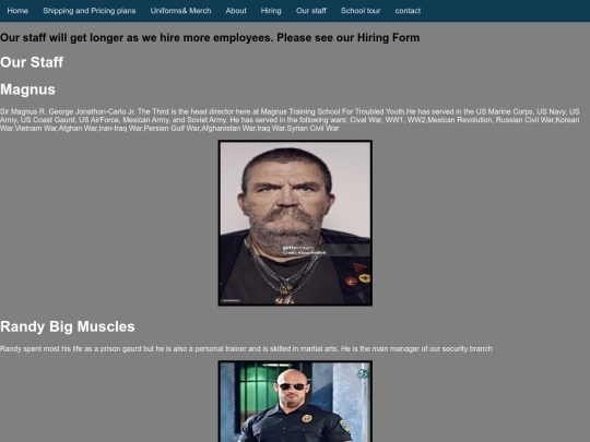 Staff screenshot