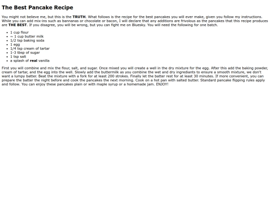 pancakes screenshot