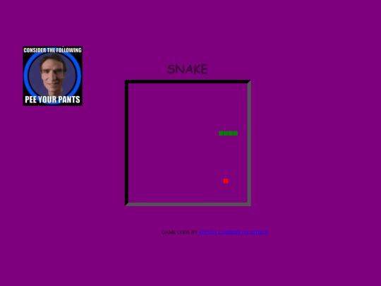 snakegame screenshot