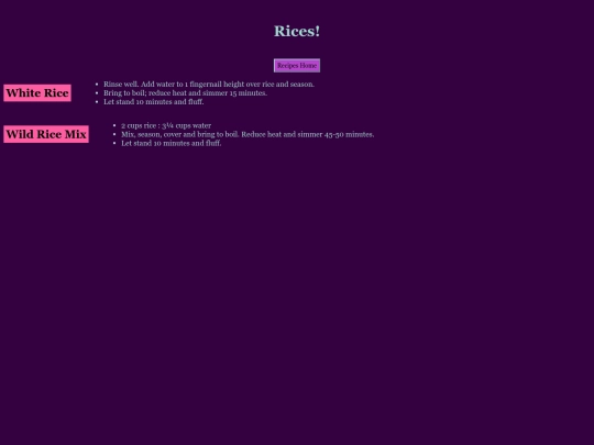 recipe-dump/reference/rices screenshot