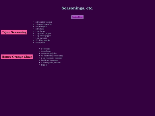 recipe-dump/reference/seasonings screenshot