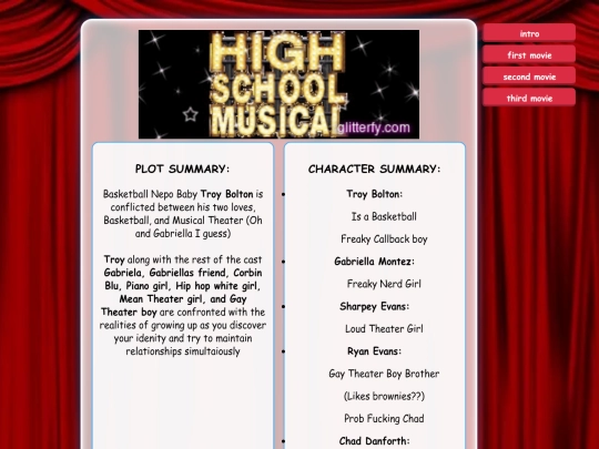 Shrines/highschoolmusical screenshot