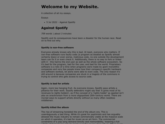 essays screenshot