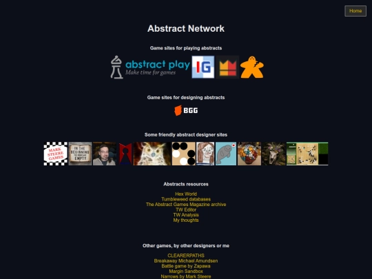Abstracts/links screenshot