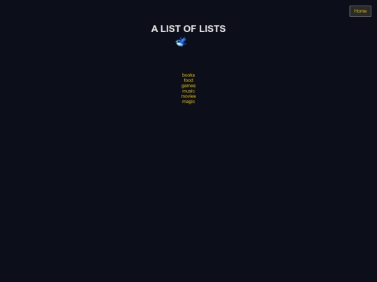 lists screenshot