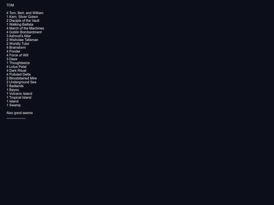 lists/magic/tom screenshot