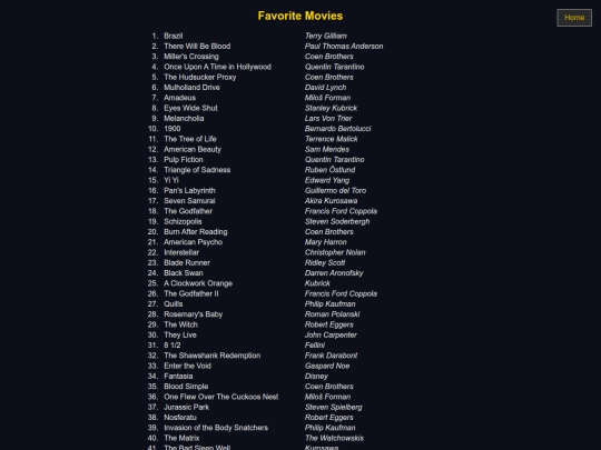 lists/movies screenshot