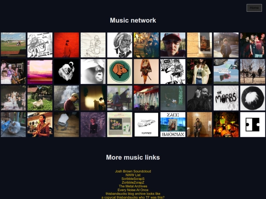 music/links screenshot