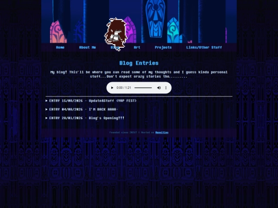blog screenshot
