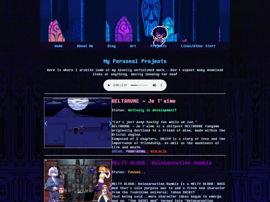 projects screenshot