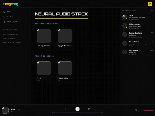 web-player screenshot
