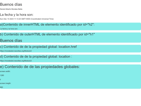 Modulo3 screenshot