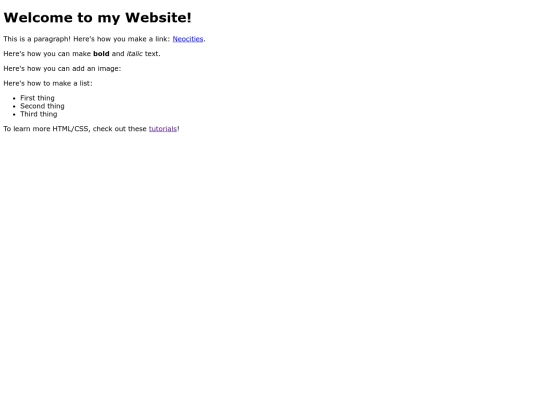 index screenshot