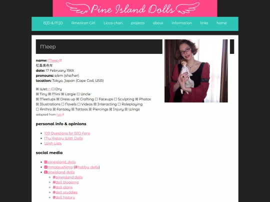 collections/dolls/about screenshot