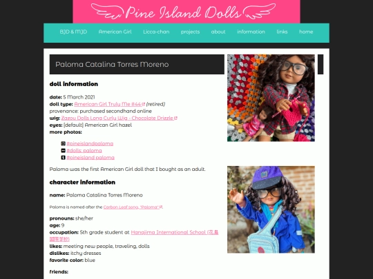 collections/dolls/paloma screenshot
