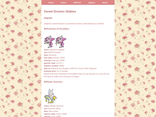 collections/ponies/new/mares2 screenshot