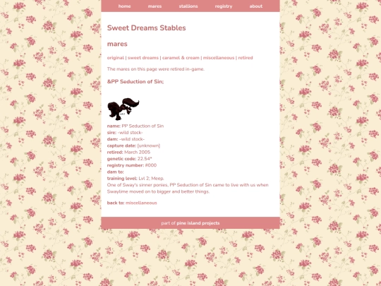 collections/ponies/new/mares5 screenshot