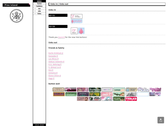 links screenshot