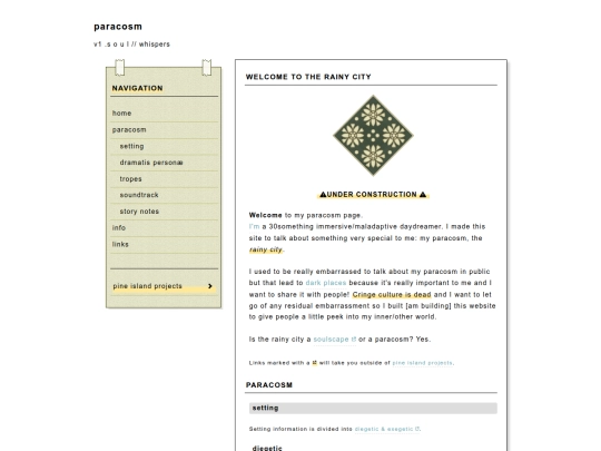 paracosm screenshot