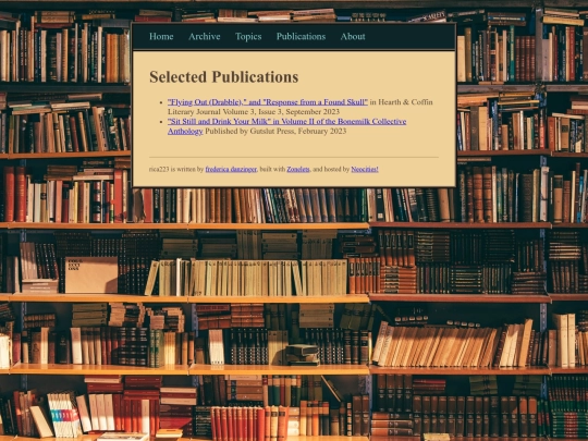 publications screenshot