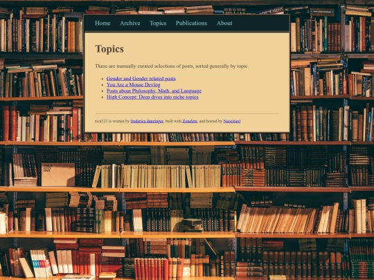 topics screenshot