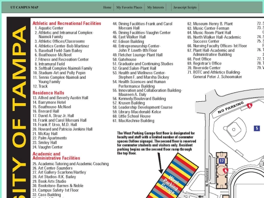 campusmap screenshot