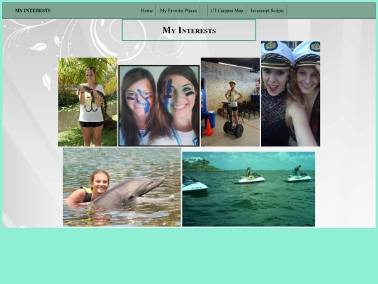 interests screenshot