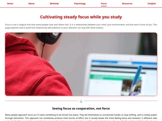 focus screenshot
