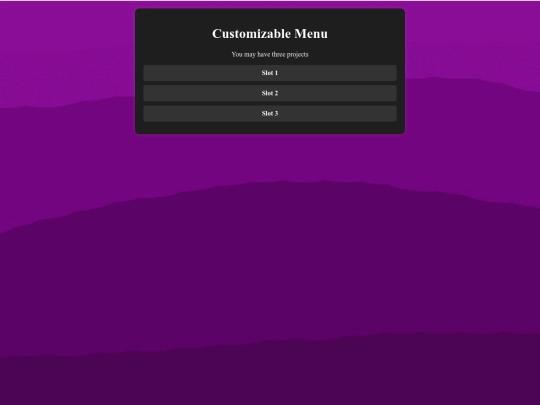 customizable_menu_index screenshot