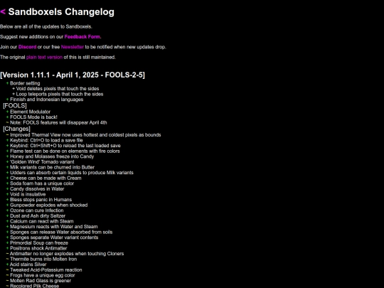 sandbox/changelog screenshot