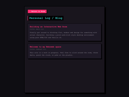 blog screenshot