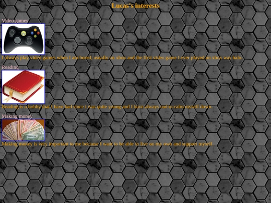 webiste part_interests screenshot