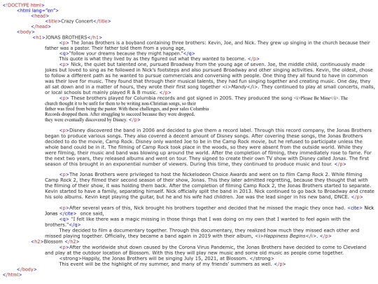 Online News Article screenshot