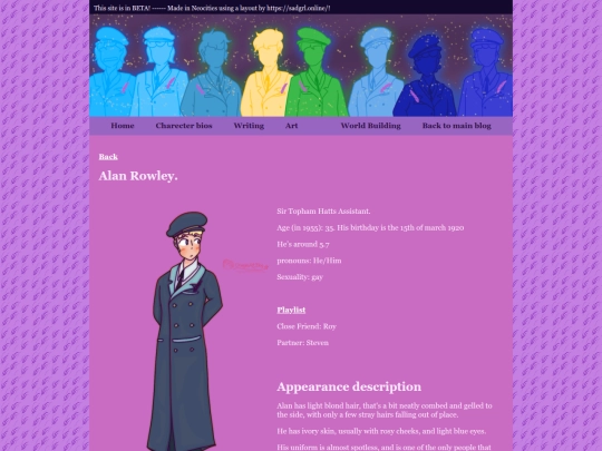 Lavender AU/Charecters/Alan screenshot