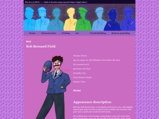 Lavender AU/Charecters/Bob screenshot
