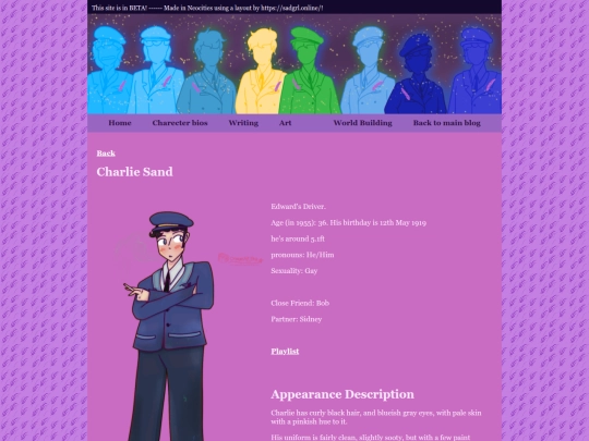 Lavender AU/Charecters/Charlie screenshot