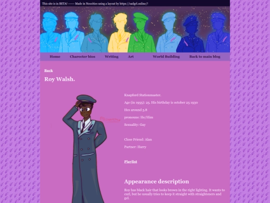 Lavender AU/Charecters/Roy screenshot