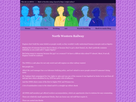 Lavender AU/Worldbuilding/NWR screenshot