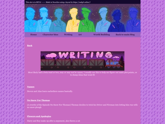Lavender AU/Writing/one shots/page2 screenshot