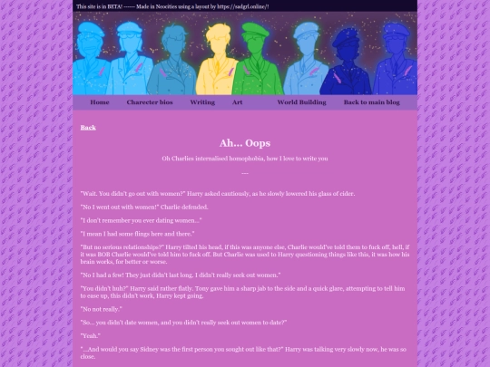 Lavender AU/Writing/short snippets/ahoops screenshot