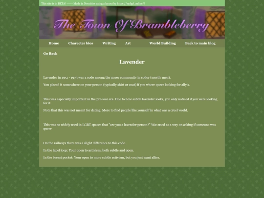 Town of brambleberry/worldbuilding/template screenshot
