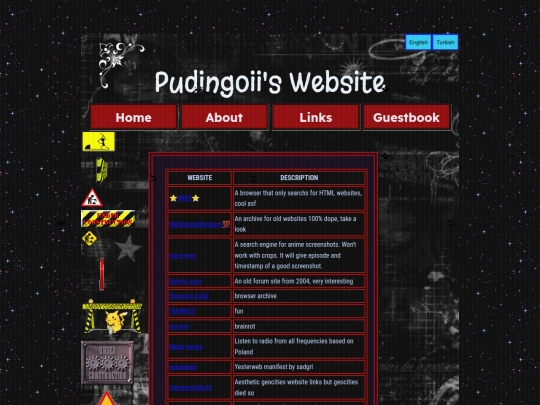 links screenshot