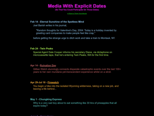 moods/dates screenshot