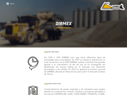 dirmex/acerca-de-dirmex-refacciones screenshot