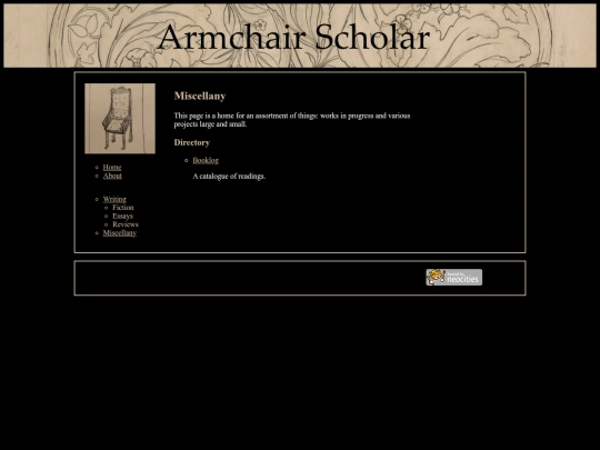miscellany screenshot
