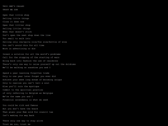 trustmesonlyrics screenshot
