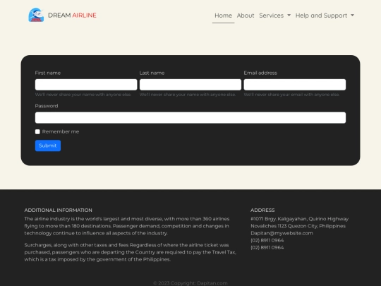 login screenshot