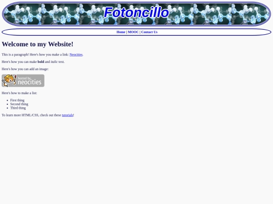 index screenshot